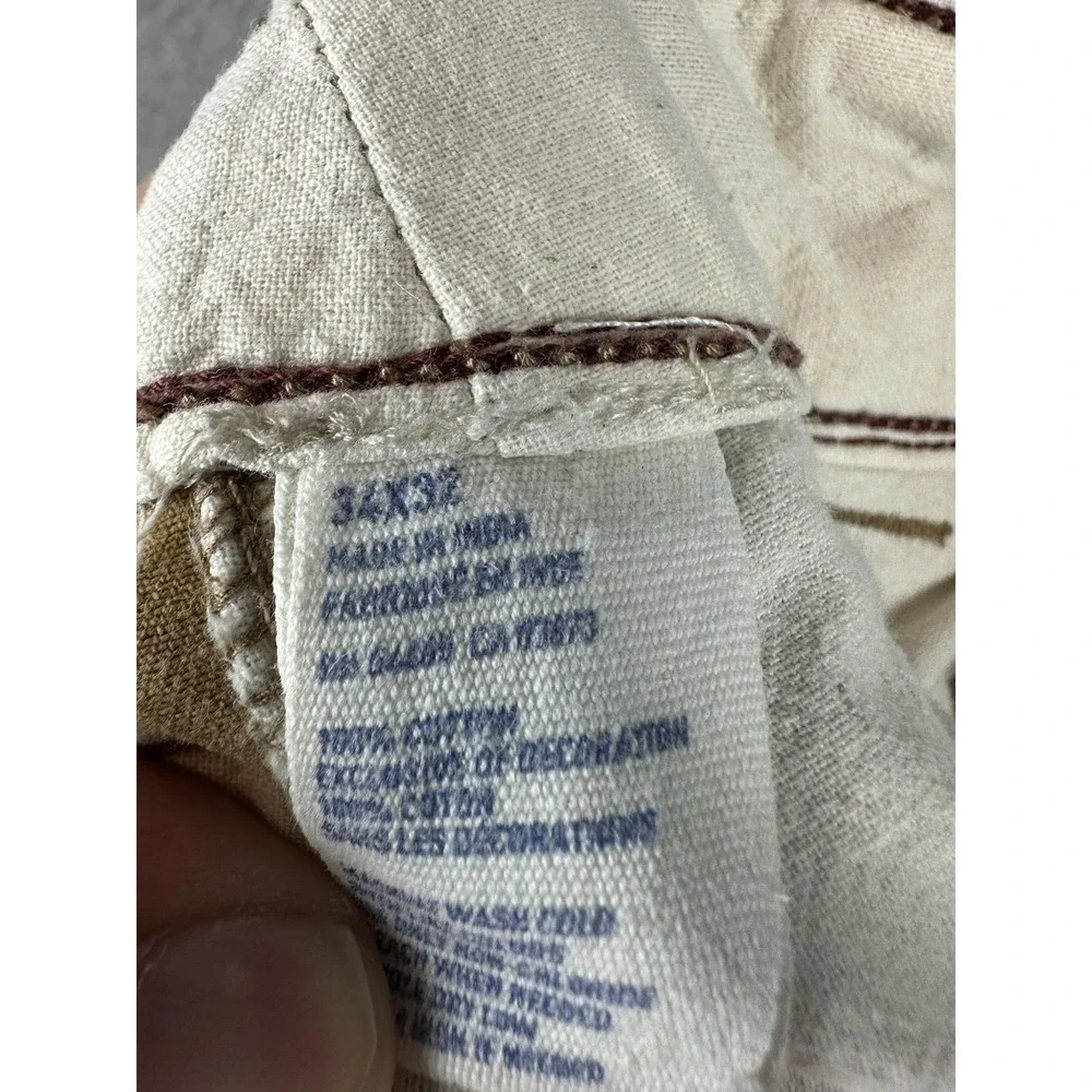 American Eagle Outfitters Pants Mens 34x30 Khaki Chino Twill Flat Front Casual